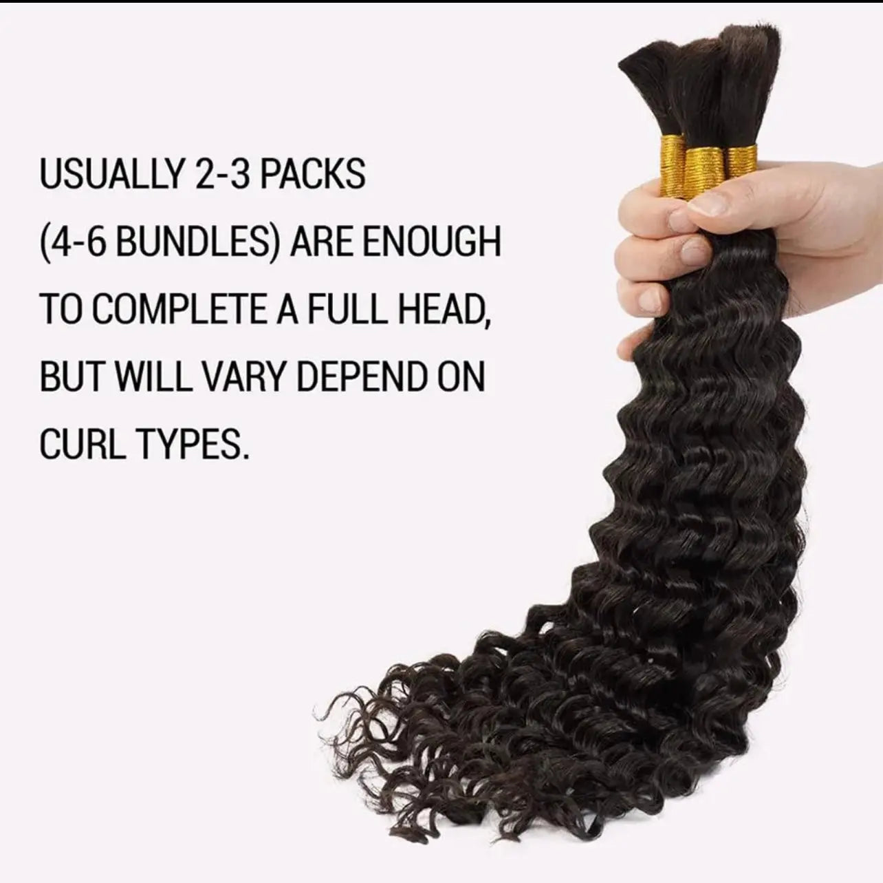 Raw human hair for braiding hairlikekweenca