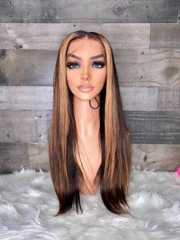 Double drawn Vietnamese HD frontal wig hairlikekweenca